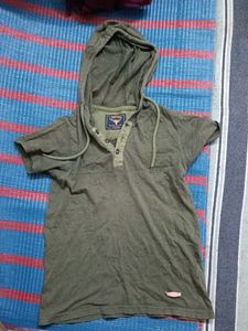 Hooded Short Sleeve T-Shirt