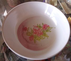 Floral Print Bowl