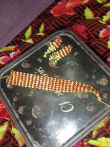 Set Of Earrings And Choker