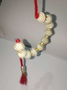 Pearl &amp; Gold Beaded Bracelet