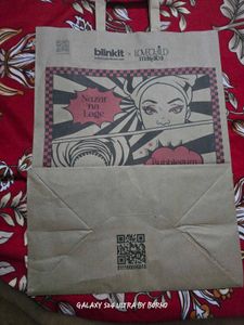 Blinkit x Lovechild Masaba Shopping Bag