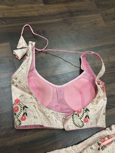 Amazing Peach Colour Lehenga+ Padded Choli