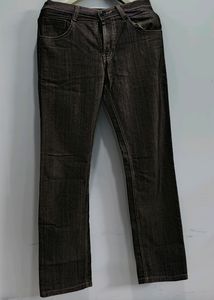 AFL by FBB - Men's Straight Fit Jeans (32, Brown)