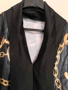 Vintage Kimono Chain Print Abaya Imported Quality