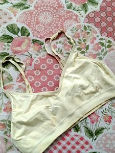 Yellow Delicate Soft Bra