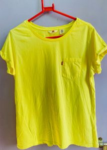 Plain Lemon Yellow Tshirt