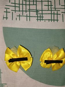Cute Little Yellow Pins For Baby Gurls Or Girls💛