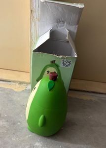 avocado glass water bottle for kids