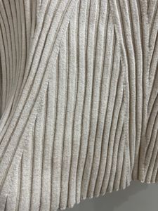 Beige Ribbed Sweater / Pullover