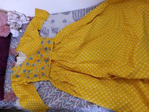 Yellow Angrakha From Sangaria