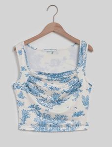 Toile Print Tank Top