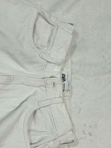 Zara White Cargo