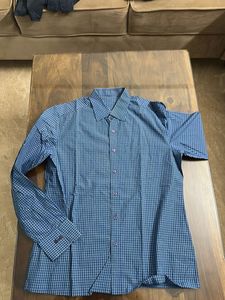 Checkered Blue Shirt