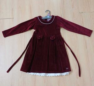 612 League Cute Vintage Velvet Party Frock