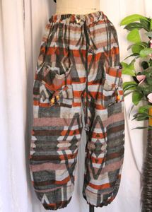 Unisex Patterned Harem Pants