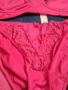 Pink Lace Lingerie Set