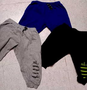 Set Of 3 Boys Trousers
