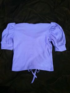 SALE❗️Crop Top - Lavender Ribbed Dori Style 💜