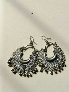 Bohemian Silver Earrings
