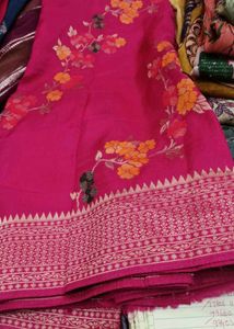 Pure Dola Floral Saree