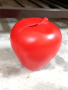 Red Apple Coin Bank