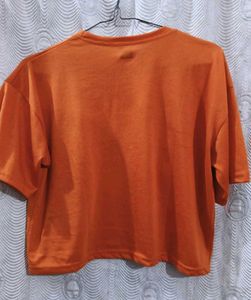 🍊Orange Crop T Shirt For Women