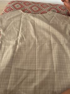 Vintage Plaid Sleeve top