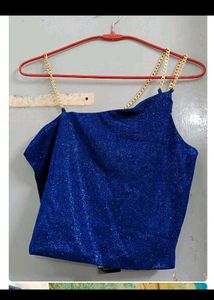 Sparkly Blue Cami Top