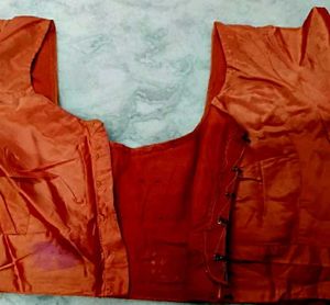 Pure Silk Coral Color blouse