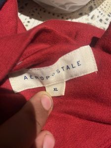 Aeropostale Red Zip-Up Jacket