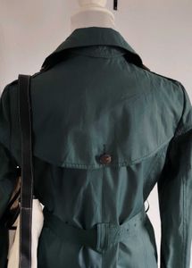 Elegant Green Trench Coat