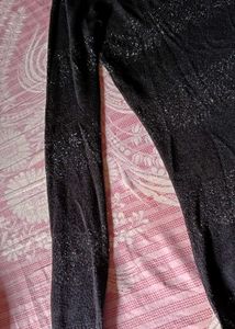 Self Design Pullover with Ribbed Hem