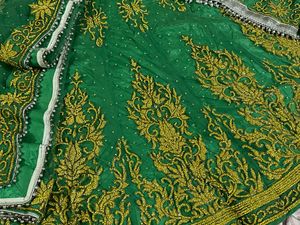 Bridal Lehnga Green Colour