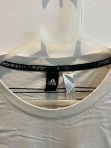 Adidas 3-Stripe Tee - Cream