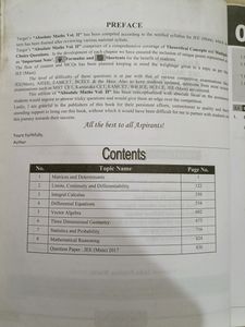 JEE Mains Absolute Maths Books Vol 1 and 2 Combo