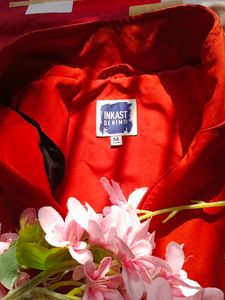 Stylish Red Casual Jacket