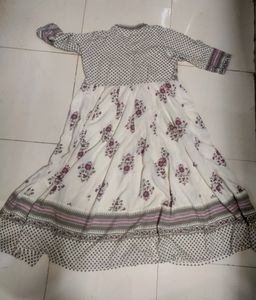 Anarkali Pattern Collered Suit