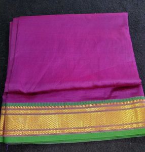 Purple Pattu Saree Without Tag