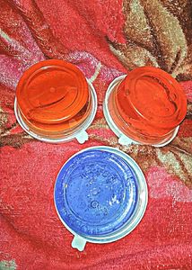 Different Colours Of Slimes💜🧡❤️