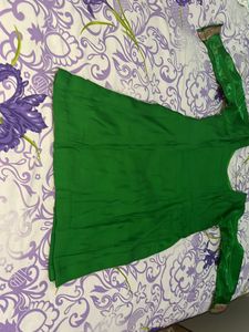 Emerald Green Anarkali Dress