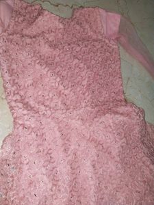 Pink Embellished Dress