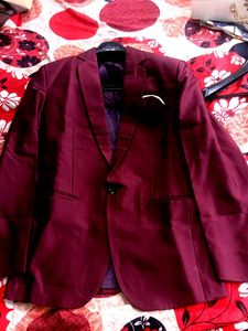Maroon Suit &amp; Blazer