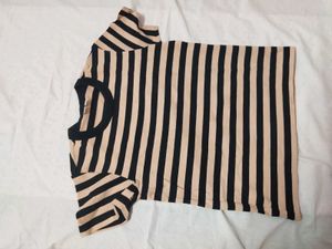 Casual Wear Striped T Shirt