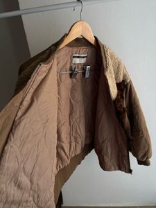 Brown Faux Fur Puffer OVERSIZED Jacket