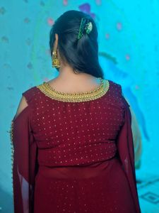 Maroon Gown &amp; suit