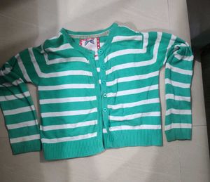 Striped Knit Cardigan