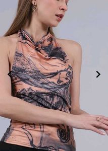 Printed Halter Top