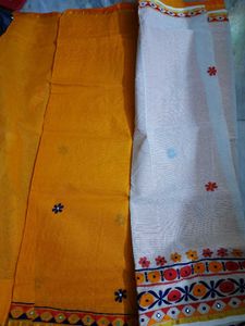 Embroidered Exclusive Cotton Saree