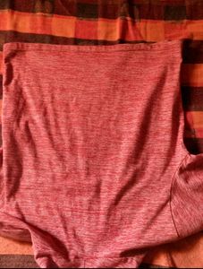 Short Tshirt Type Top, With Cap 🎩, Dark Red Colour, 300