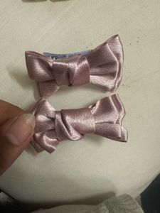 Cute Satin Bow Hair Clips